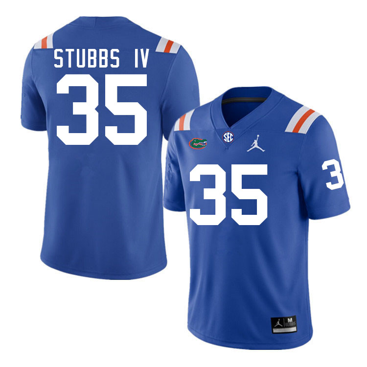 Florida Gators #35 Harold Stubbs IV College Football Jerseys Stitched-Throwback
